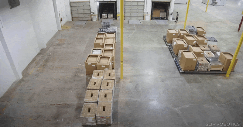 Slip Robotics // SlipBot vs. Forklift: Truck Loading in 5 minutes 