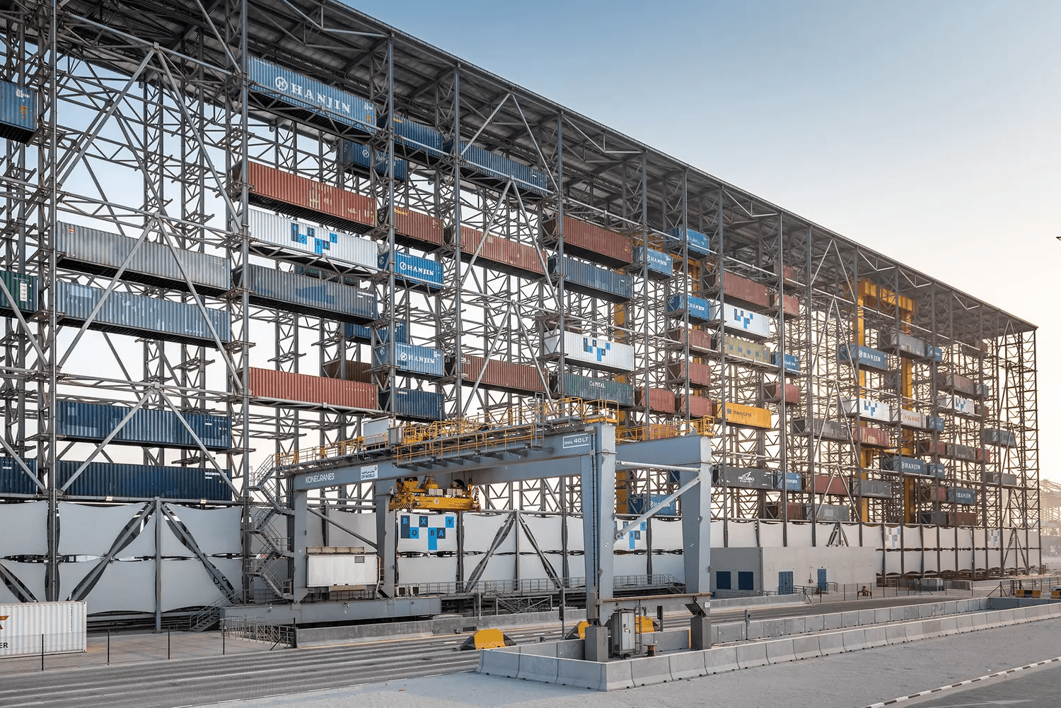 BoxBay offers a unique cell-based vertical container stacking solution, similar to automated storage and retrieval systems (ASRS) used in warehouse environments.